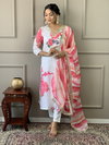 Kalaai Designer Muslin Printed Kurti With Bottom Dupatta Wholesale Clothing Suppliers In India
